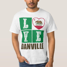 California State Flag Heart Danville