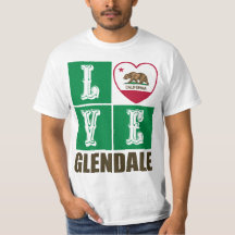 California State Flag Heart Glendale