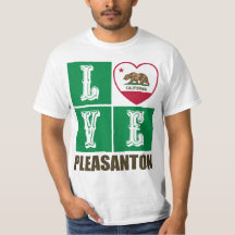 California State Flag Heart Pleasanton