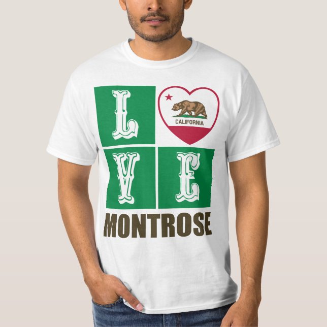California State Flag Herzmontrose T-Shirt (Vorderseite)