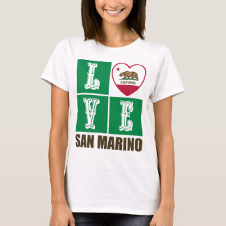 California State Flag Herzstück San Marino T-Shirt