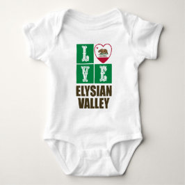 California State Flag Liebe Elysian Valley Baby Strampler