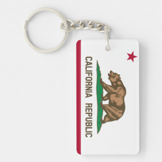 California State Flag Schlüsselanhänger