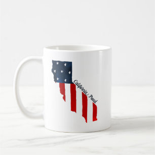 California Stolz USA Fette Wasserfarbe Amerikanisc Kaffeetasse