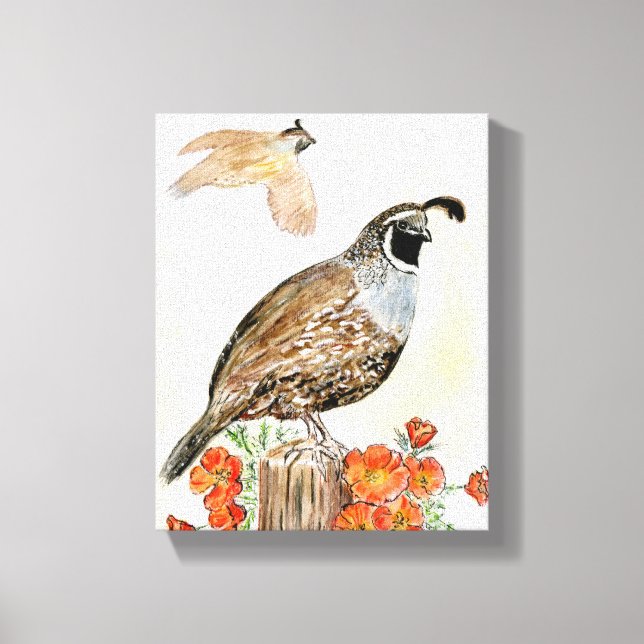 California Stretched Canvas Print Leinwanddruck (Vorderseite)