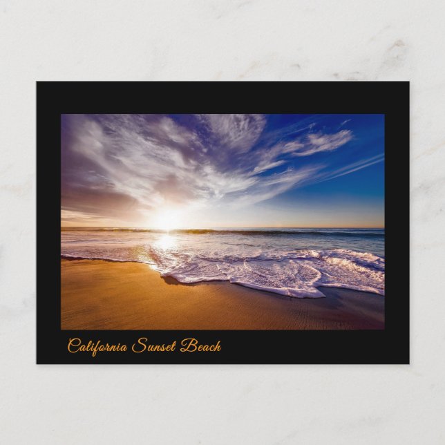 California Sunset Beach - Carte postale de vacance (Devant)