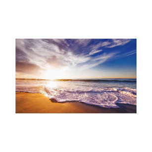 California Sunset Beach Leinwanddruck