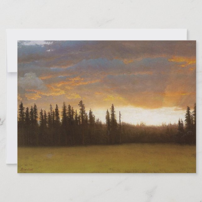 California Sunset (kalifornische Landschaft) Karte (Vorderseite)