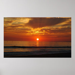 California Sunset Poster