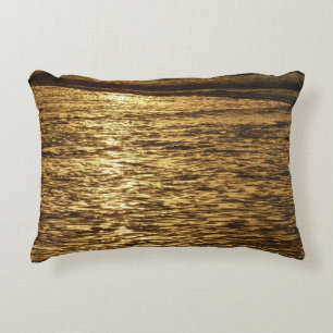 California Sunset Waves Ocean Seascape Zierkissen