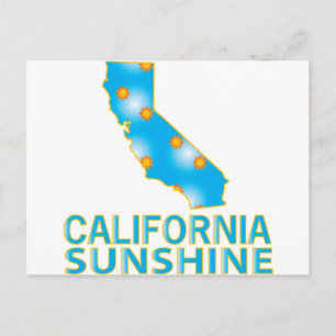 California Sunshine Postkarte