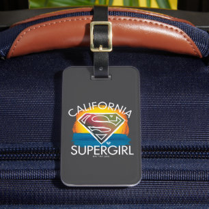California Supergirl Sunset Graphic Gepäckanhänger