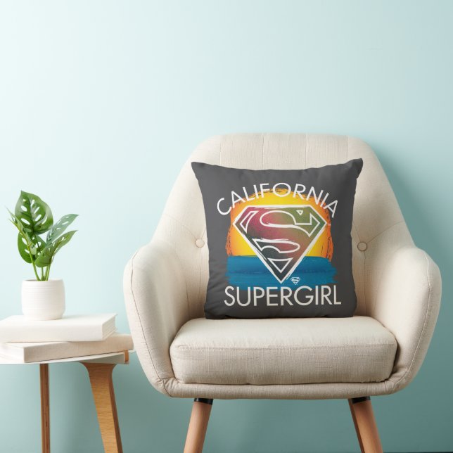California Supergirl Sunset Graphic Kissen (Stuhl )
