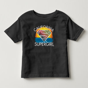California Supergirl Sunset Graphic Kleinkind T-shirt