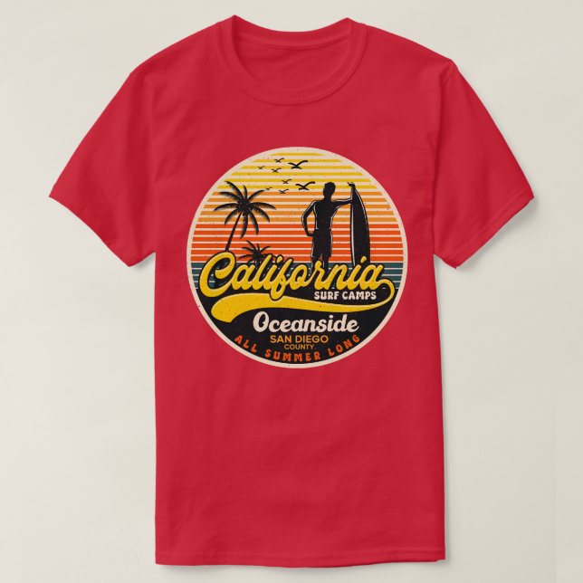 California Surf Camp T-Shirt (Design vorne)