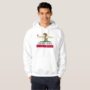 California Surfbär Männer Hoodie