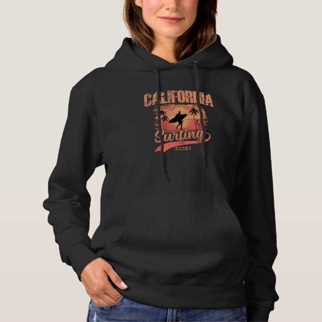 California Surfing 1 Hoodie (Vorderseite)