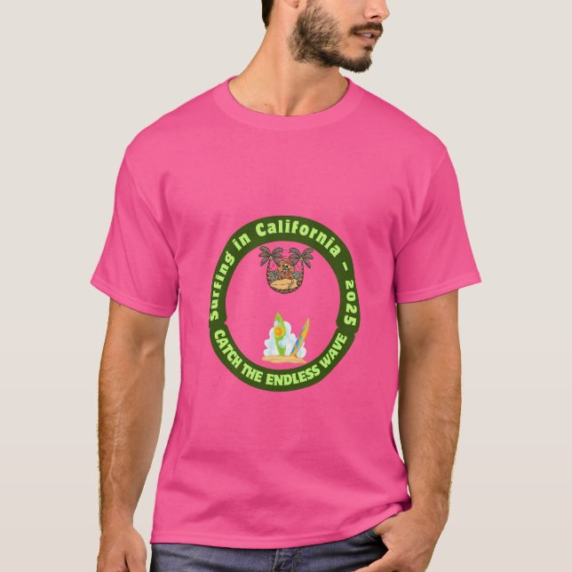 California Surfing 2025 Skeletton T - Shirt (Vorderseite)