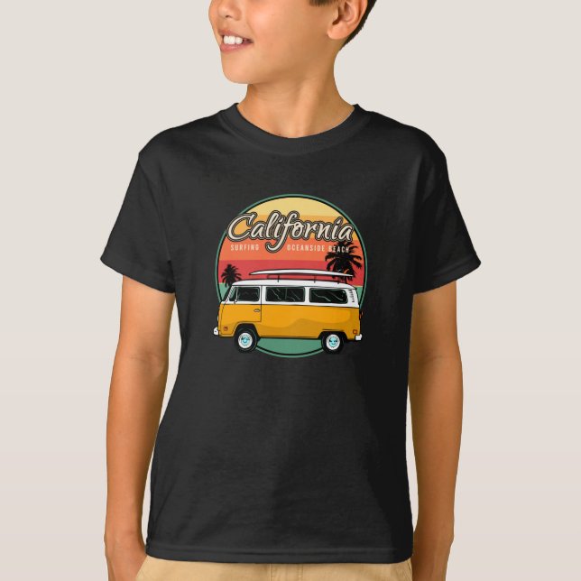California Surfstrand T-Shirt (Vorderseite)