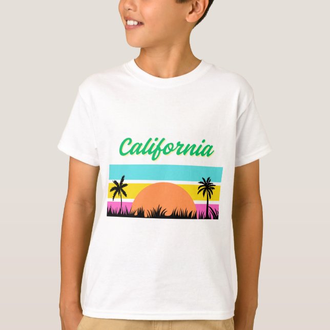 California T - Shirt für Kinder (Vorderseite)