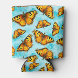 California Tortoiseshell Butterfly Illustration Dosenkühler