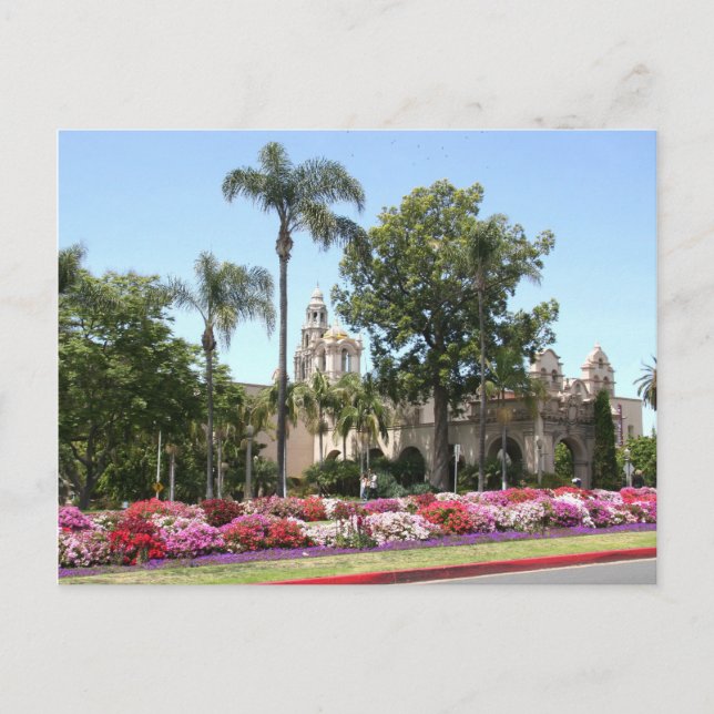 California Tower at Balboa Park, San Diego Postkarte (Vorderseite)