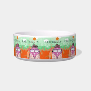 California Travel Poster Bowl Napf