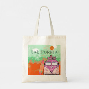 California Travel Poster Tragetasche