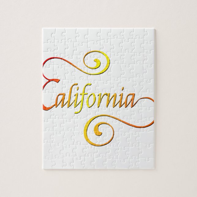 California Typografy Art (Vertikal)