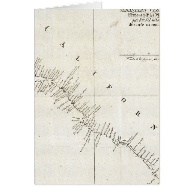 California Unfarbige Grafik (Vorne)