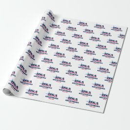 California US Flagge Staat Geschenkpapier