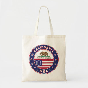 California, USA States, California t-shirt Tragetasche