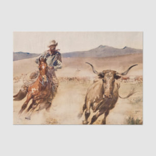 „California Vaquero“ von Edward Borein Seidenpapier