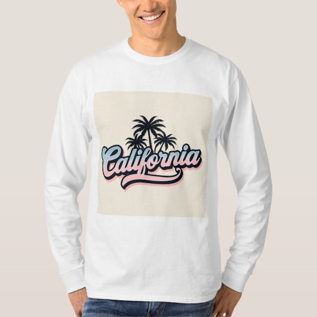 California Vibes Graphic T - Shirt (Vorderseite)