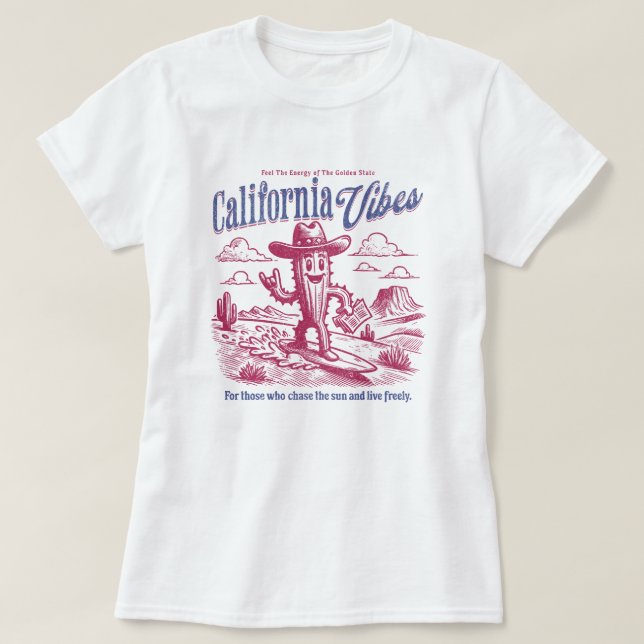 California Vibes T-Shirt (Design vorne)