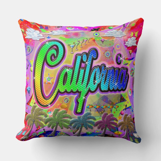 California Vista Express Pillow Kissen (Vorderseite)