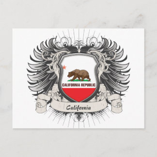 California Wappen Postkarte