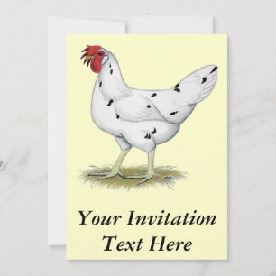 California White Hen Einladung
