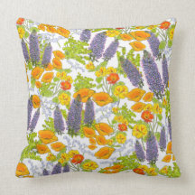 California Wildblumen Pillow
