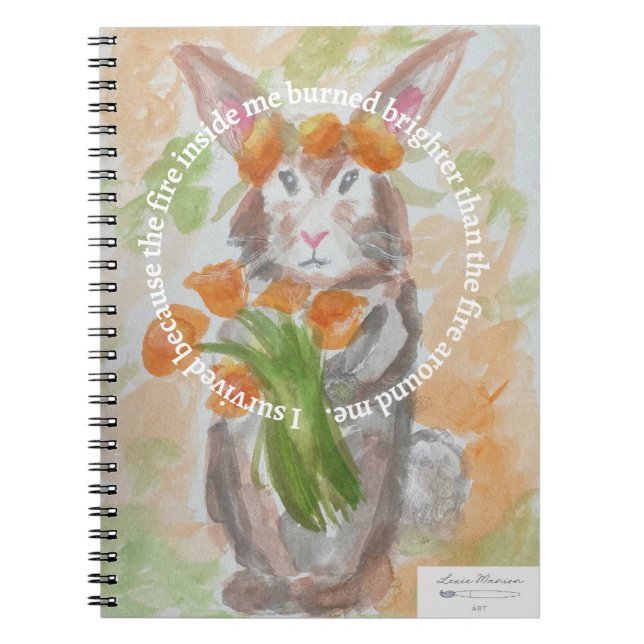 California Wildfire Relief Fundraiser Notebook Notizblock (Vorderseite)