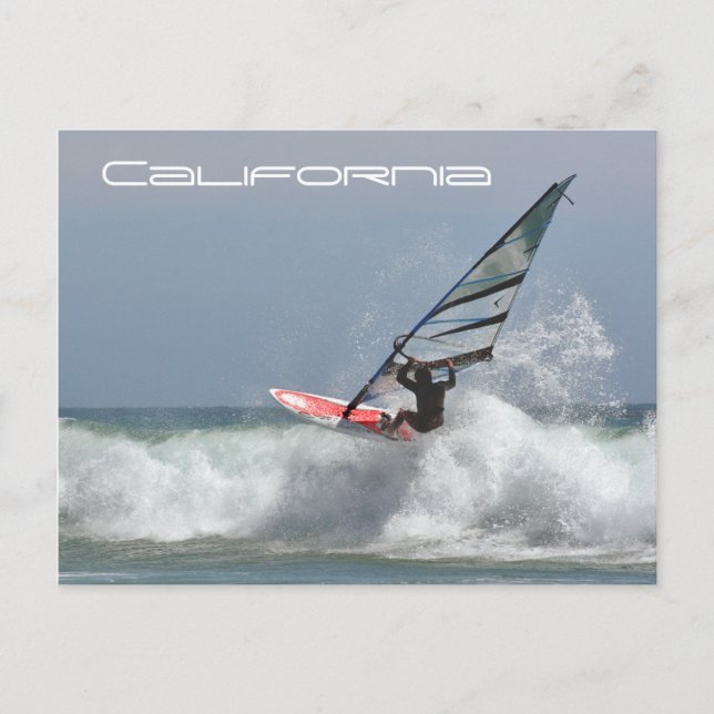 California Wind Surfer Postkarte (Vorderseite)