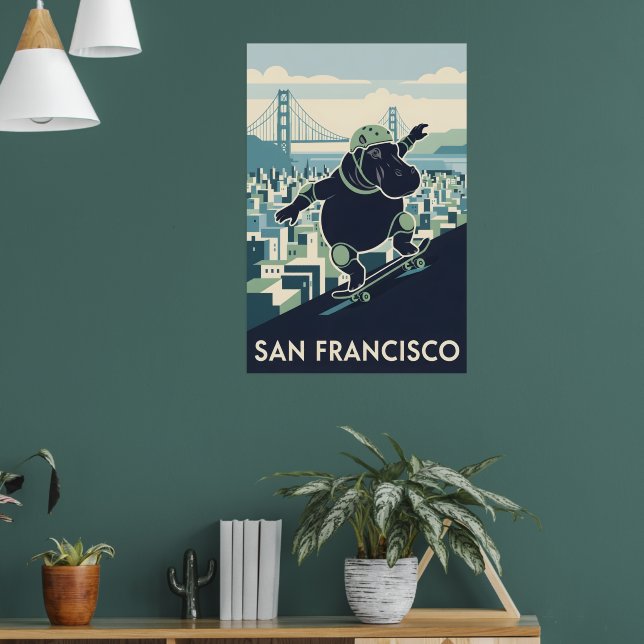 California WPA national parks styled poster (Wohnzimmer 1)