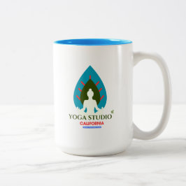 California Yoga Studio Zweifarbige Tasse