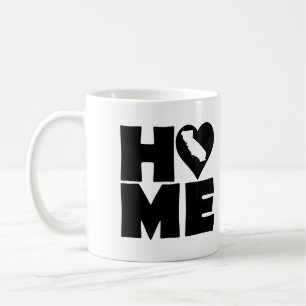 California Zuhause Heart Staat Tasse oder Travel M