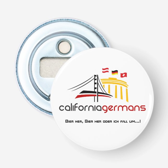 CaliforniaGermans Flaschen-Öffner Flaschenöffner (Vorderseite)