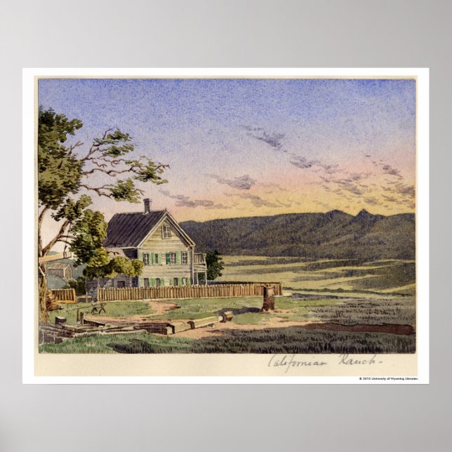 Californian Ranch Poster (Vorne)