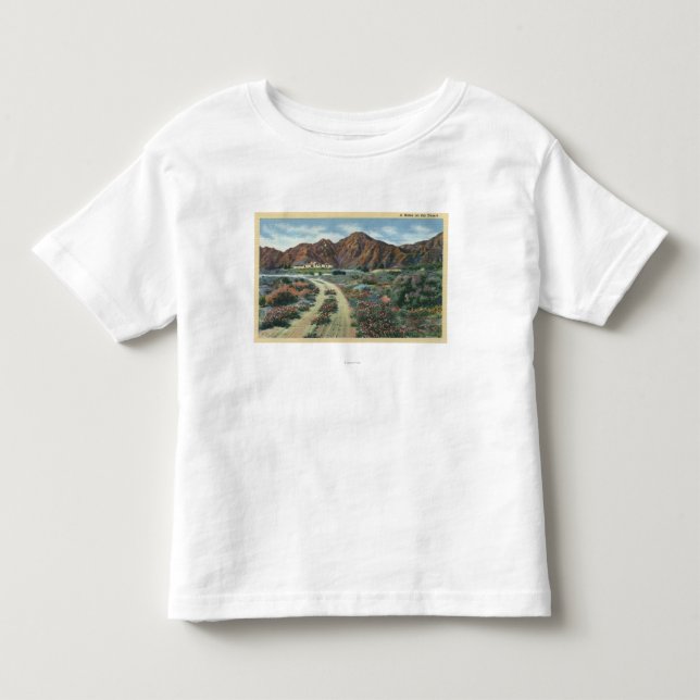 CaliforniaScenic Wüsten-Ansicht des Wohnsitzes Kleinkind T-shirt (Vorderseite)