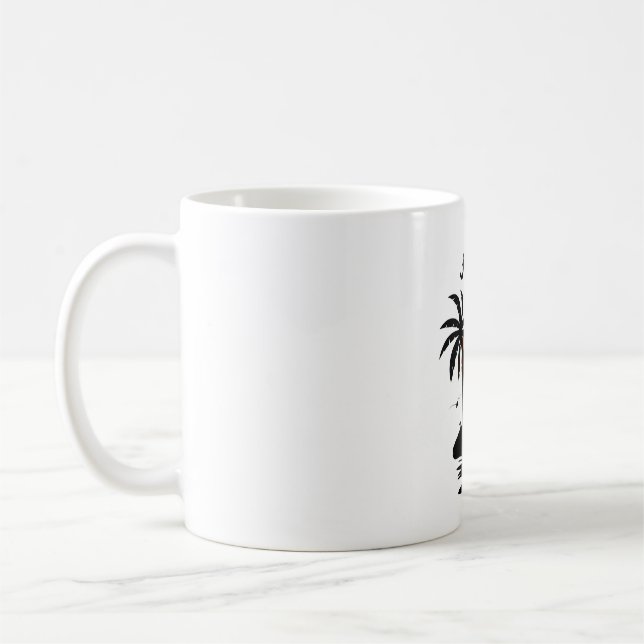 Californie Beach Sunset Coffee Mug (Gauche)