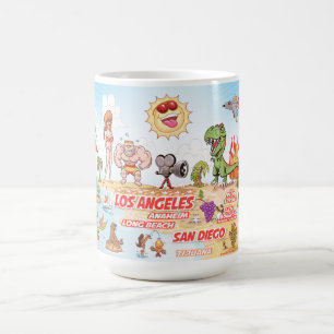 Californie Cartoon Paradise Mug