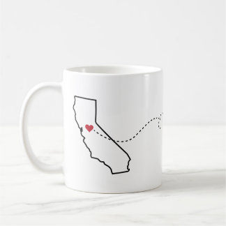 Californie - Illinois - Heart2Heart Coffee Mug